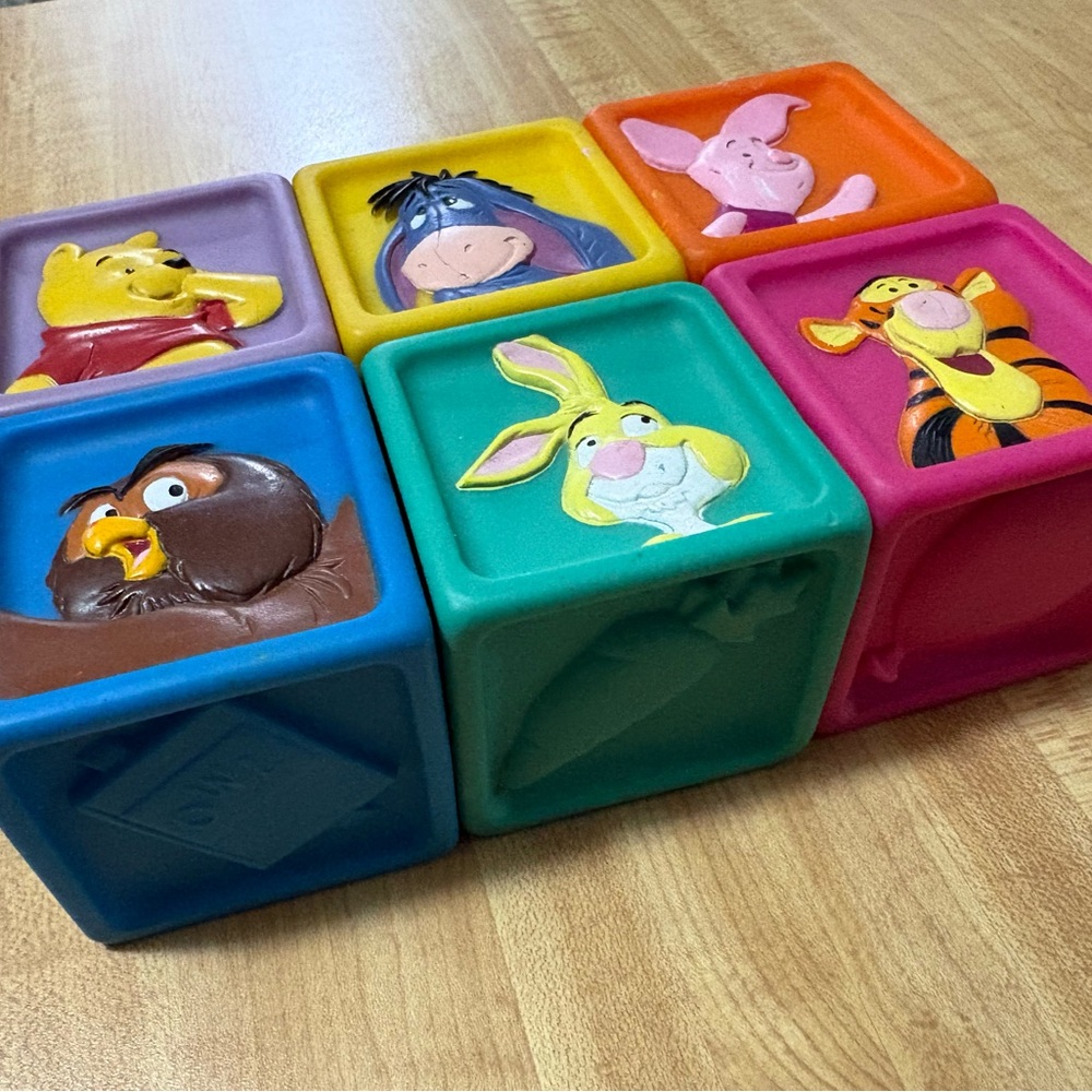 Disney Winnie the Pooh Stackable Soft Blocks - Multi-Color - Picture 2 of 3